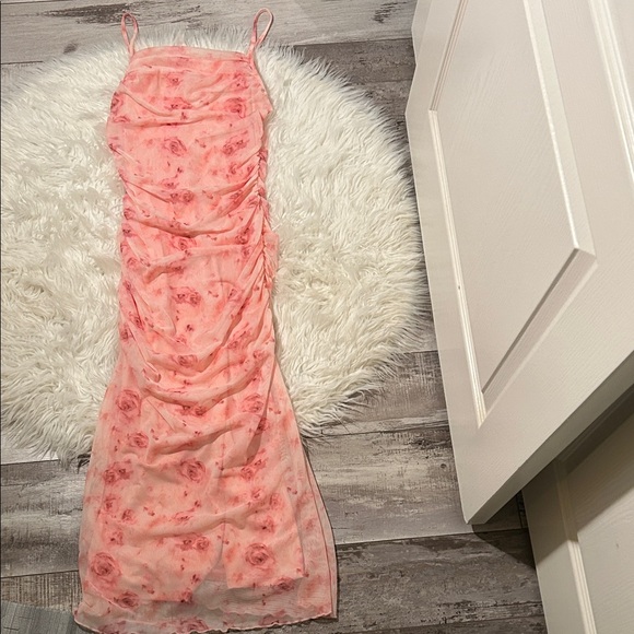 SHEIN Dresses & Skirts - SHEIN Floral Pink Sleeveless Dress